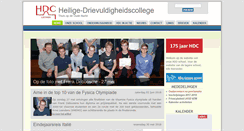 Desktop Screenshot of heilige-drievuldigheidscollege.be