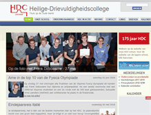 Tablet Screenshot of heilige-drievuldigheidscollege.be